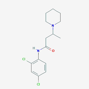 molecular formula C15H20Cl2N2O B093319 Clibucaine CAS No. 15302-10-0