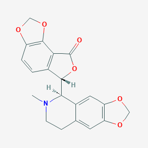 molecular formula C20H17NO6 B009332 (-)-Bicuculline CAS No. 19730-80-4