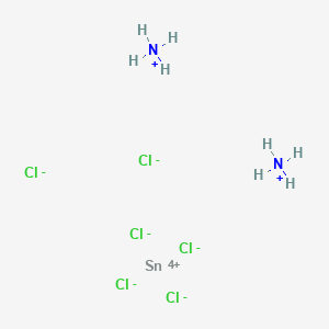molecular formula Cl6H8N2Sn B093322 Ammonium tin chloride CAS No. 16960-53-5