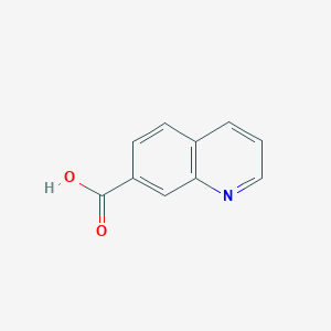 molecular formula C10H7NO2 B093325 7-Quinolinecarboxylic acid CAS No. 1078-30-4