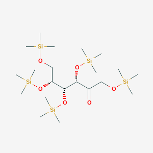 molecular formula C21H52O6Si5 B093326 TMS D-fructose CAS No. 19126-98-8