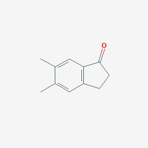 molecular formula C11H12O B093330 5,6-Dimethyl-2,3-dihydro-1H-inden-1-one CAS No. 16440-97-4