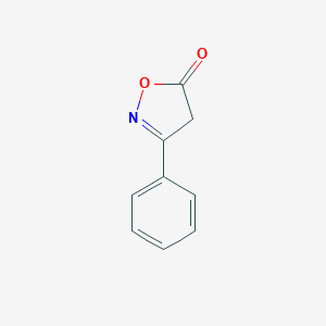 molecular formula C9H7NO2 B093340 5(4H)-Isoxazolone, 3-phenyl- CAS No. 1076-59-1