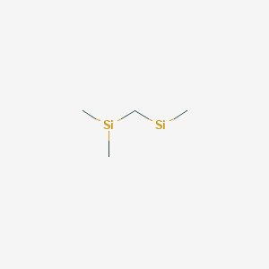 molecular formula C4H14Si2 B093342 [(Methylsilyl)methyl]dimethylsilane CAS No. 18148-13-5