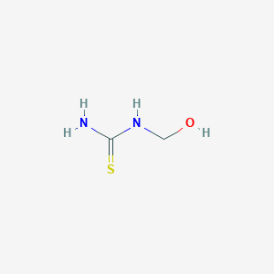molecular formula C2H6N2OS B093352 (Hydroxymethyl)thiourea CAS No. 1000-83-5