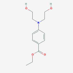 molecular formula C13H19NO4 B093369 Ethyl p-bis(2-hydroxyethyl)aminobenzoate CAS No. 15716-30-0