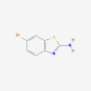 molecular formula C7H5BrN2S B093375 2-氨基-6-溴苯并噻唑 CAS No. 15864-32-1