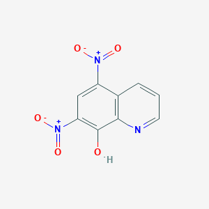 molecular formula C9H5N3O5 B093376 5,7-Dinitroquinolin-8-ol CAS No. 1084-32-8