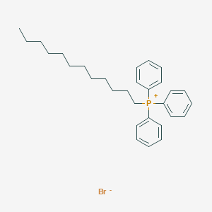 molecular formula C30H40BrP B093378 Dodecyltriphenylphosphonium bromide CAS No. 15510-55-1