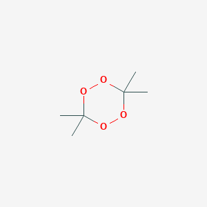molecular formula C6H12O4 B093387 3,3,6,6-Tetramethyl-1,2,4,5-tetraoxane CAS No. 1073-91-2