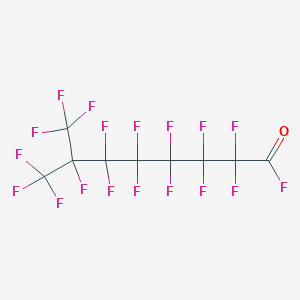 molecular formula C9F18O B093396 Octanoyl fluoride, 2,2,3,3,4,4,5,5,6,6,7,8,8,8-tetradecafluoro-7-(trifluoromethyl)- CAS No. 15742-62-8
