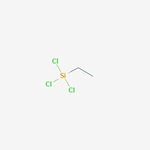 molecular formula C2H5Cl3Si B093397 Ethyltrichlorosilane CAS No. 115-21-9