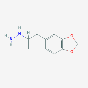molecular formula C10H14N2O2 B093399 1-(1,3-Benzodioxol-5-yl)propan-2-ylhydrazine CAS No. 16602-88-3