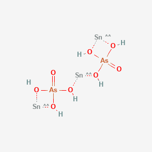 molecular formula As2H6O8Sn3 B093409 Stannous arsenate CAS No. 15476-59-2