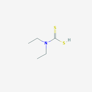molecular formula C5H11NS2 B093432 Diethyldithiocarbamic acid CAS No. 147-84-2