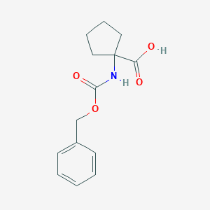 molecular formula C14H17NO4 B093437 Cbz-Cycloleucine CAS No. 17191-44-5