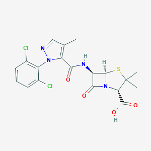molecular formula C19H18Cl2N4O4S B093438 Prazocillin CAS No. 15949-72-1