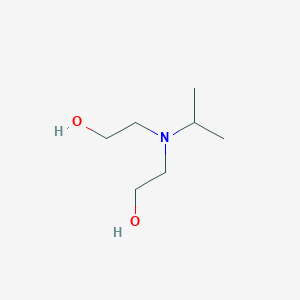 molecular formula C7H17NO2 B093441 Ethanol, 2,2'-[(1-methylethyl)imino]bis- CAS No. 121-93-7