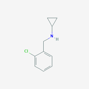 molecular formula C10H12ClN B093448 N-(2-chlorobenzyl)cyclopropanamine CAS No. 16357-33-8