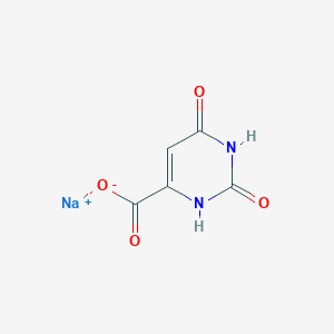 molecular formula C5H3N2NaO4 B093452 乳清酸钠 CAS No. 154-85-8