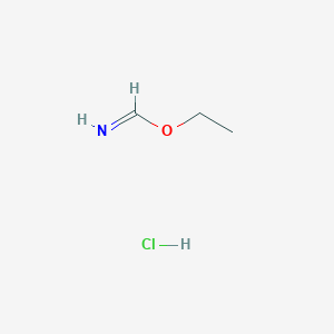 molecular formula C3H8ClNO B093453 Ethyl formimidate hydrochloride CAS No. 16694-46-5