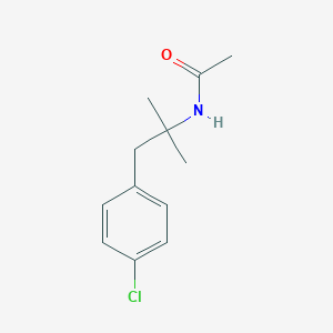 molecular formula C12H16ClNO B093454 N-(2-(4-Chlorophenyl)-1,1-dimethylethyl)acetamide CAS No. 17743-62-3