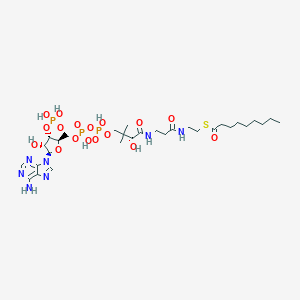 molecular formula C30H52N7O17P3S B093474 Coenzyme A, S-nonanoate CAS No. 17331-98-5