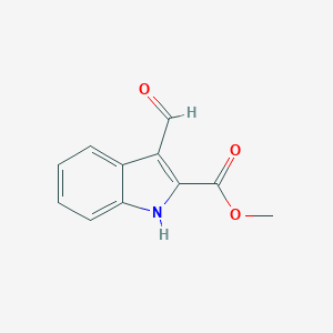molecular formula C11H9NO3 B093483 methyl 3-formyl-1H-indole-2-carboxylate CAS No. 18450-26-5
