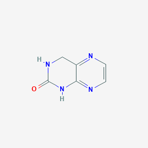 molecular formula C6H6N4O B093486 3,4-Dihydropteridin-2(1H)-one CAS No. 16878-89-0
