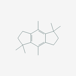 molecular formula C18H26 B093500 1,1,4,5,5,8-Hexamethyl-S-hydrindacene CAS No. 17465-59-7