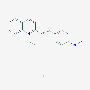 molecular formula C21H23IN2 B093502 Quinaldine red CAS No. 117-92-0