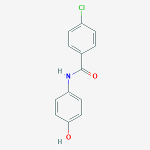 molecular formula C13H10ClNO2 B093507 4-chloro-N-(4-hydroxyphenyl)benzamide CAS No. 19207-92-2