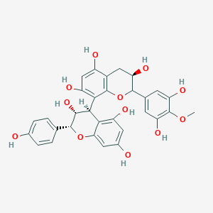 molecular formula C31H28O12 B093508 Ourateaproanthocyanidin A CAS No. 18206-61-6