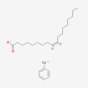 molecular formula C24H38HgO2 B093511 (Oleato)phenylmercury CAS No. 104-60-9