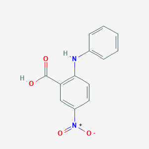 molecular formula C13H10N2O4 B093512 2-Anilino-5-nitrobenzoic acid CAS No. 16927-50-7