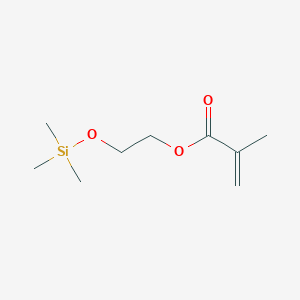 molecular formula C9H18O3Si B093516 2-(Trimethylsilyloxy)ethyl methacrylate CAS No. 17407-09-9