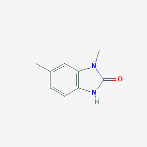 molecular formula C9H10N2O B093527 2H-Benzimidazol-2-one,1,3-dihydro-1,6-dimethyl-(9CI) CAS No. 15965-68-1