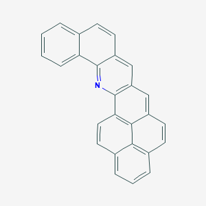 molecular formula C27H15N B093532 Benzo[h]phenaleno[1,9-bc]acridine CAS No. 190-03-4