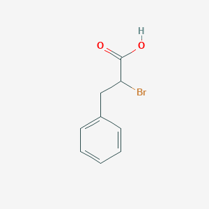 molecular formula C9H9BrO2 B093534 2-Bromo-3-phenylpropanoic acid CAS No. 16503-53-0