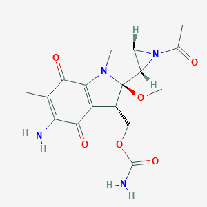 molecular formula C17H20N4O6 B093537 1a-Acetylmitomycin C CAS No. 1102-95-0