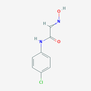 molecular formula C8H7ClN2O2 B093538 Acetamide, N-(4-chlorophenyl)-2-(hydroxyimino)- CAS No. 17122-56-4