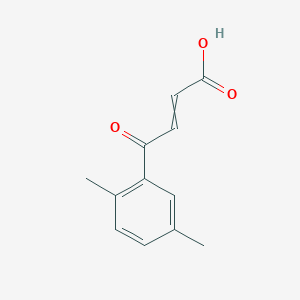 molecular formula C12H12O3 B093555 4-(2,5-Dimethylphenyl)-4-oxobut-2-enoic acid CAS No. 15254-22-5