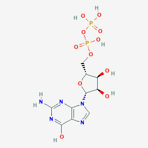 molecular formula C10H15N5O11P2 B093557 Guanosine-5'-diphosphate CAS No. 146-91-8