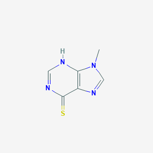 molecular formula C6H6N4S B093558 6-Mercapto-9-methylpurine CAS No. 1006-20-8