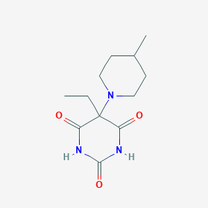 Barbituric acid, 5-ethyl-5-(4-methylpiperidino)-
