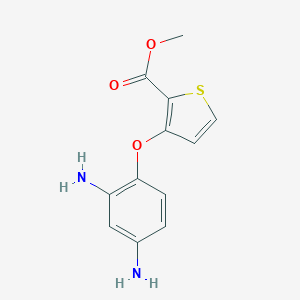 Methyl 3-(2,4-diaminophenoxy)thiophene-2-carboxylate