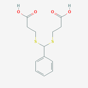 molecular formula C13H16O4S2 B093578 3,3'-(Benzylidenedithio)dipropanoic acid CAS No. 1030-02-0