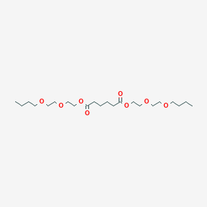molecular formula C22H42O8 B093579 Bis[2-(2-butoxyethoxy)ethyl] adipate CAS No. 141-17-3