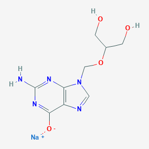 molecular formula C9H12N5NaO4 B009359 Ganciclovir sodium CAS No. 107910-75-8