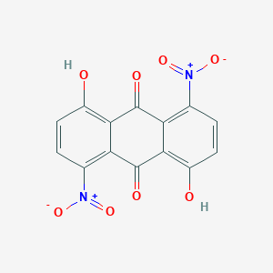 molecular formula C14H6N2O8 B093595 1,5-Dihydroxy-4,8-dinitroanthraquinone CAS No. 128-91-6